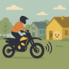 MOTOCROSS DANS LE QUARTIER – Faut penser aux voisins 🏡