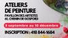 🎨 LES ATELIERS DE PEINTURE SONT DE RETOUR !