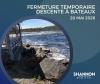 🚧🌊 AVIS – Fermeture temporaire de la descente à bateaux