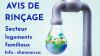 💧AVIS IMPORTANT – RINÇAGE DU RÉSEAU D’AQUEDUC Secteur logements familiaux - Base Valcartier