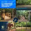 Sentier canin, la première section est ouverte!