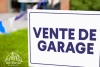 Ventes de garage autorisées sur les terrains privés du 17 au 19 mai 2025