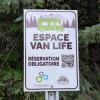 Nouveauté - Location d'espaces Van life dans le stationnement du Parc régional (secteur Dufresne)