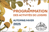 Inscriptions en cours – Activités de loisirs Automne/Hiver 2025