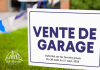 Vente de garage autorisées les 30 31 août et 1er septembre
