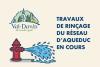 Travaux de rinçage du réseau d’aqueduc – Début dans le secteur Saint-Adolphe