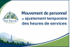 Mouvement de personnel et ajustement temporaire des heures de services