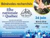 Bénévoles recherchés - Fête nationale 2026 à Val-David!