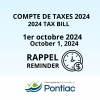 Reminder - Municipal Taxes