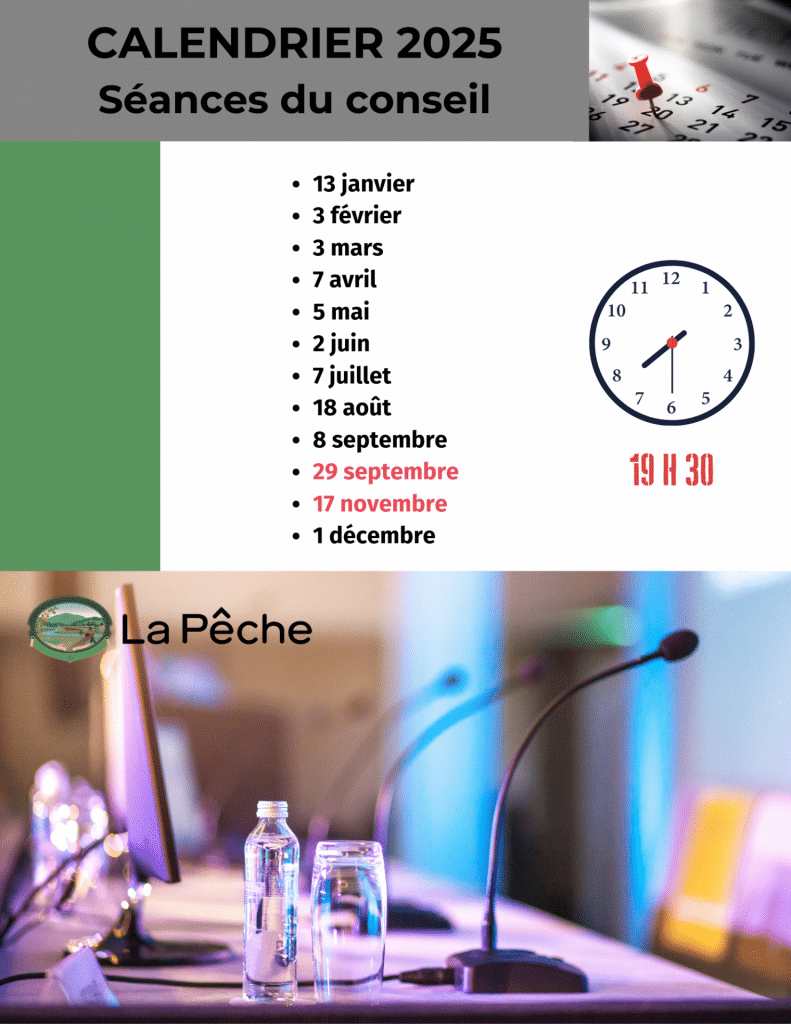 2025 07 08 calendrier Seances 2025 1